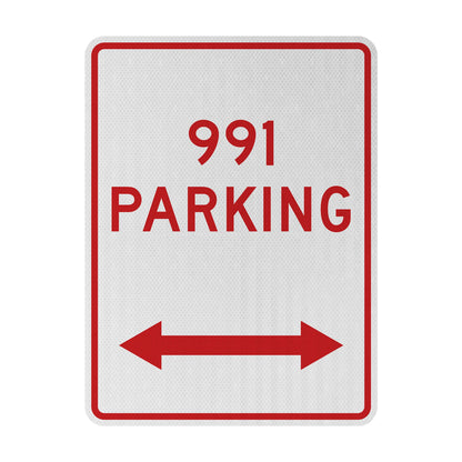 991 Parking Streetsign