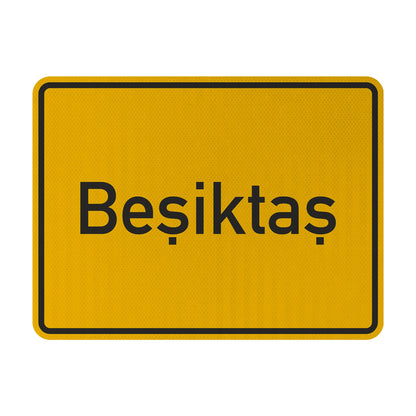 Beşiktaş Streetsign