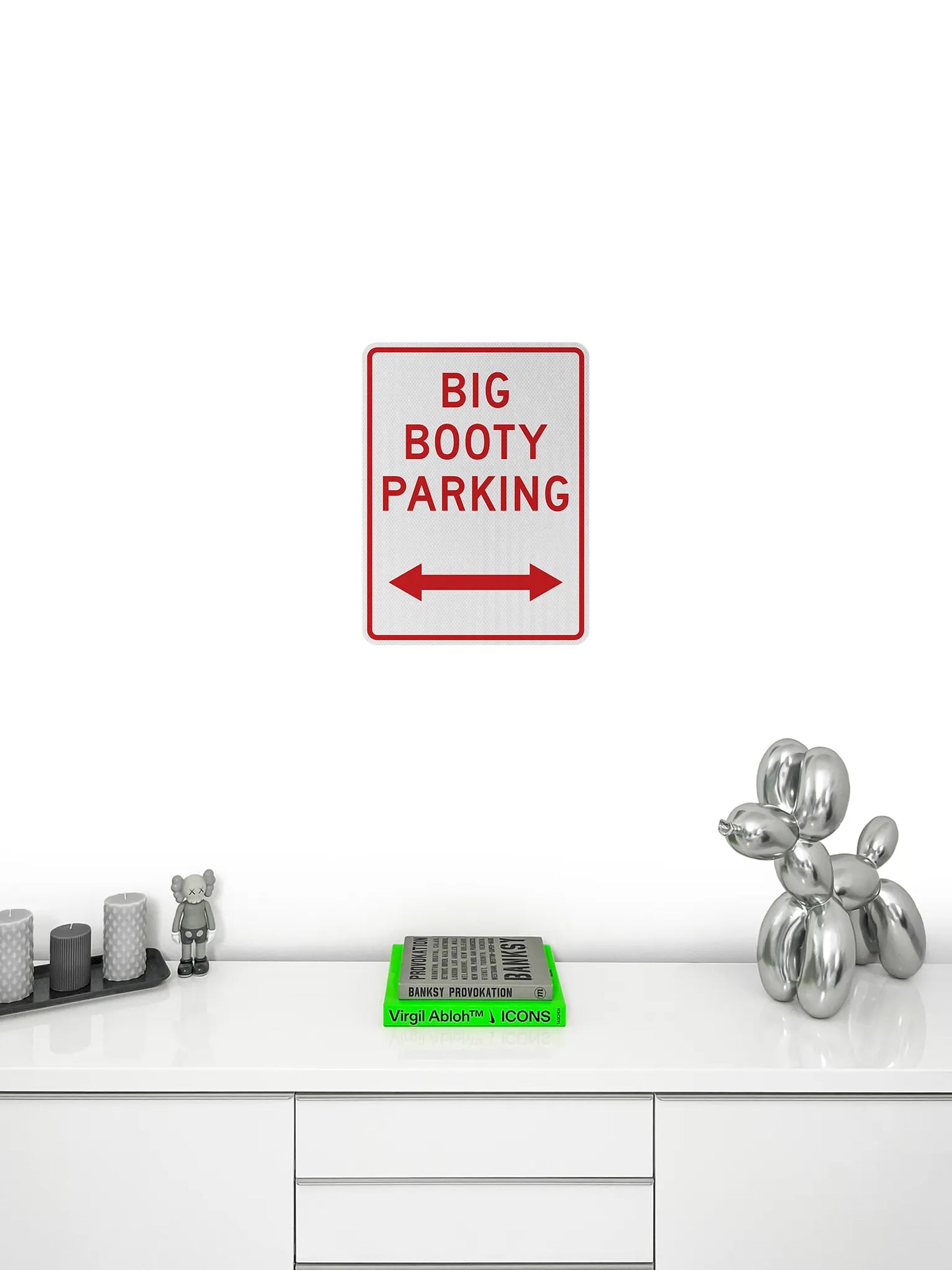 Big Booty Parking Streetsign