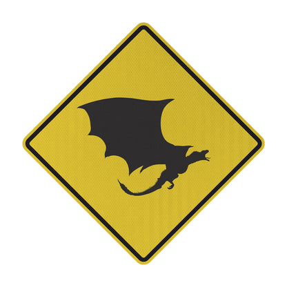 Drache Streetsign