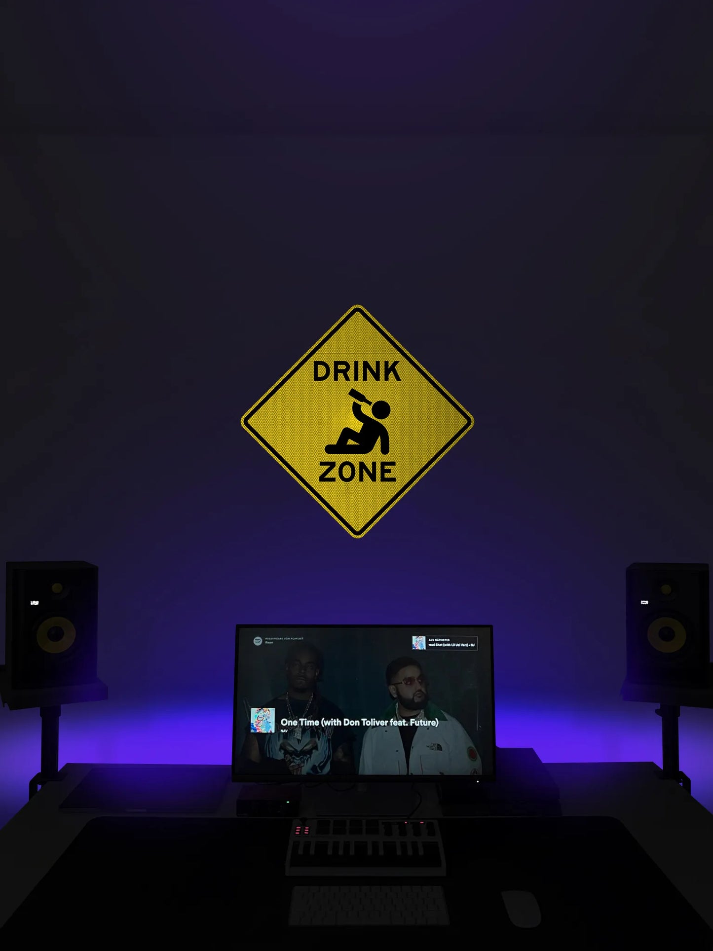 Drink Zone Streetsign