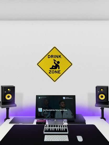 Drink Zone Streetsign