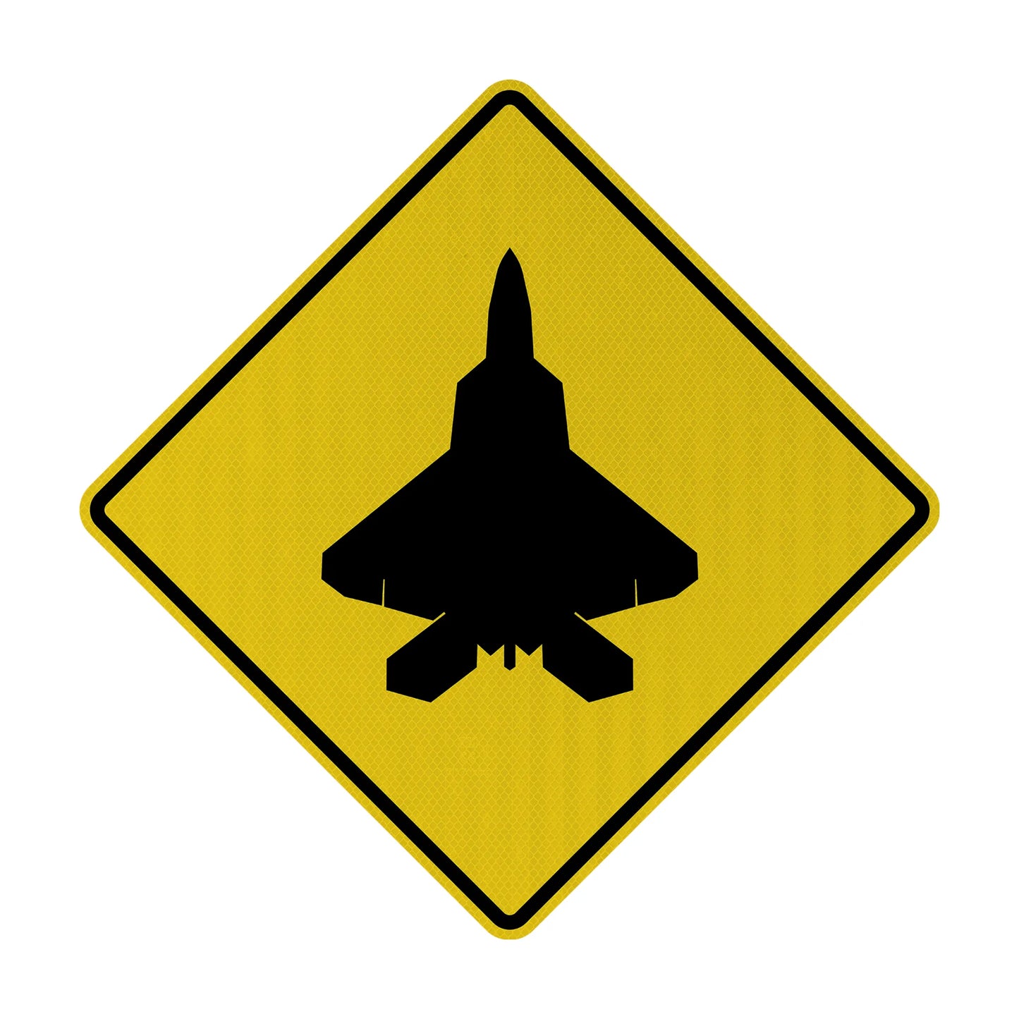 F22 Raptor Streetsign