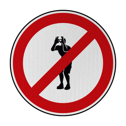 No Griddy-Dance Streetsign