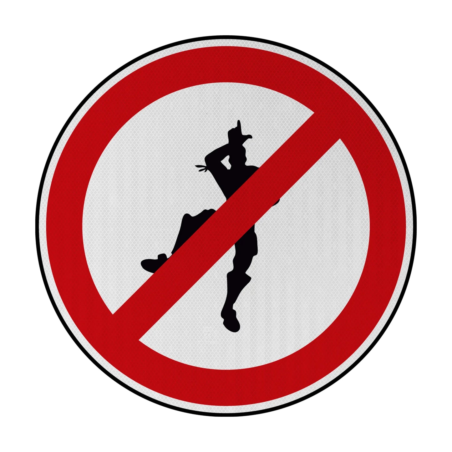 No L-Dance Streetsign