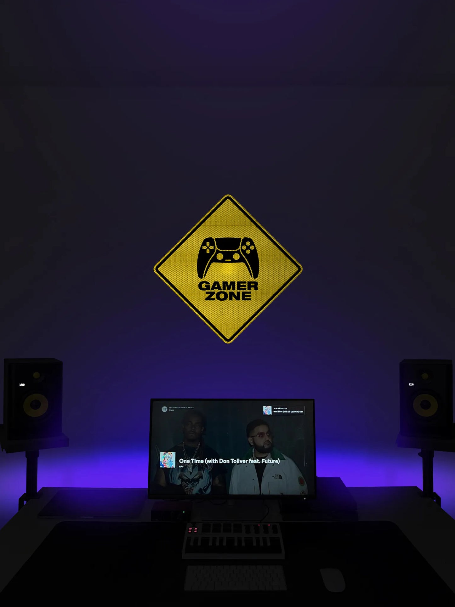 Gamer Zone (PS) Streetsign