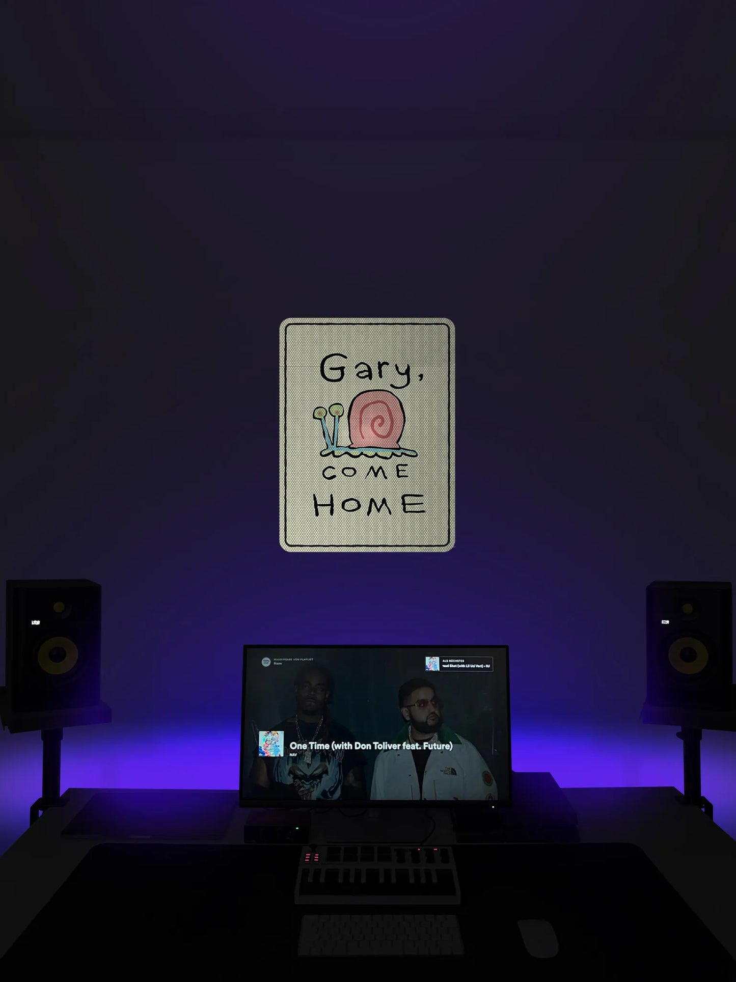 Gary come home Streetsign