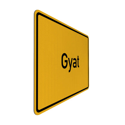 Gyat Streetsign