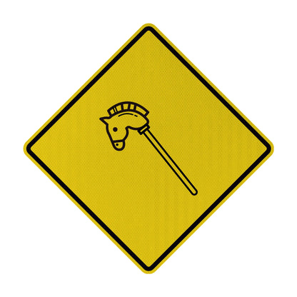 Hobby Horsing Streetsign