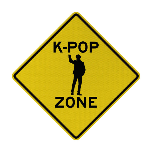 K-Pop Zone Streetsign