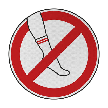 No Socks Streetsign