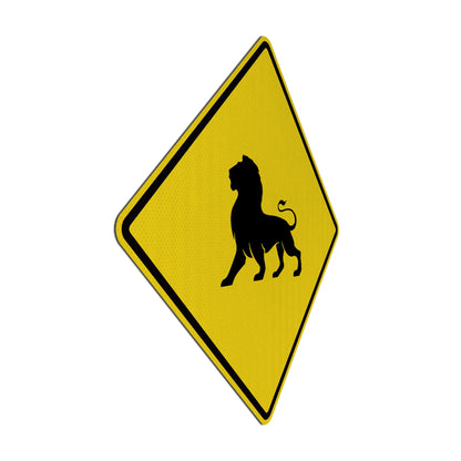 Löwe Streetsign