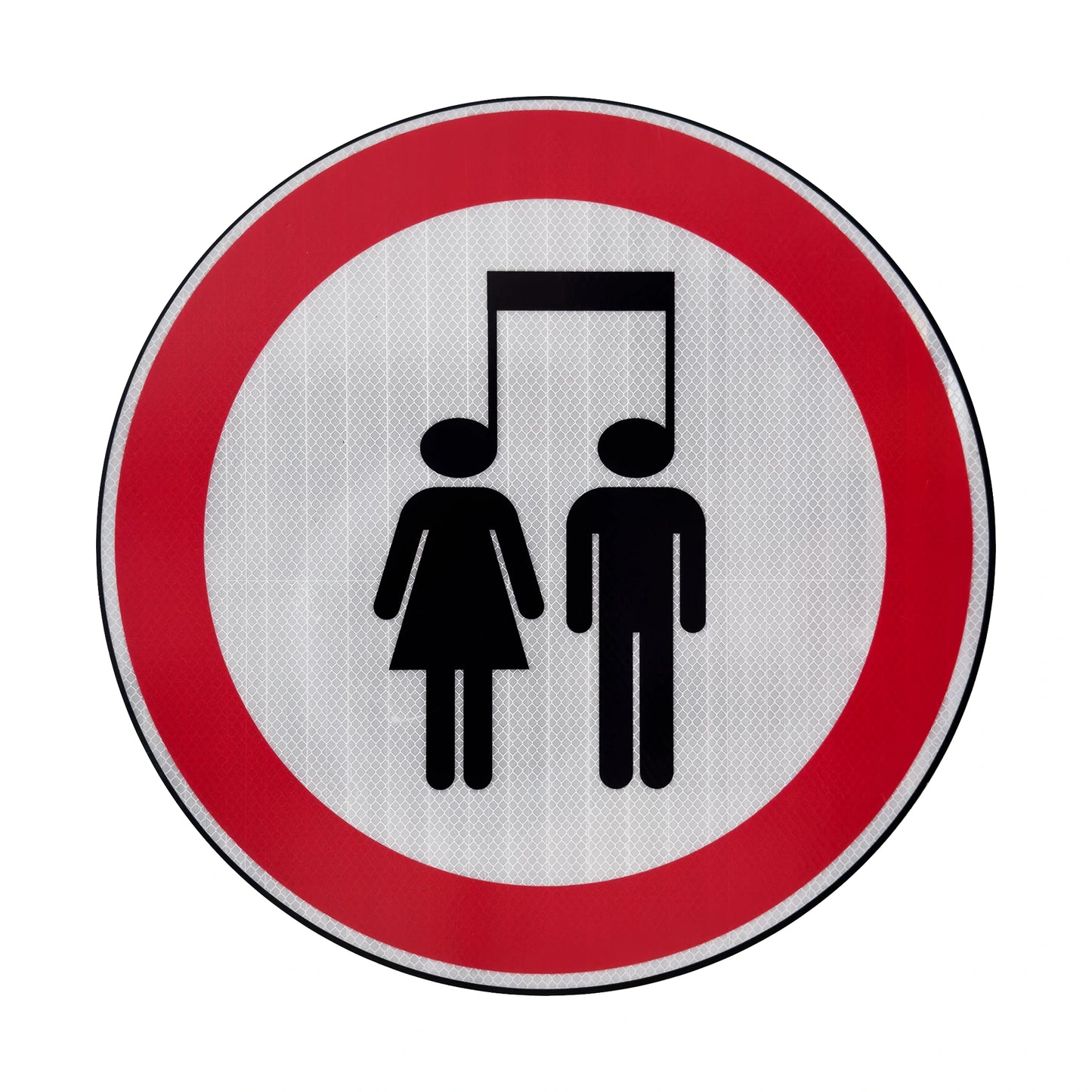 Music Couple Streetsign