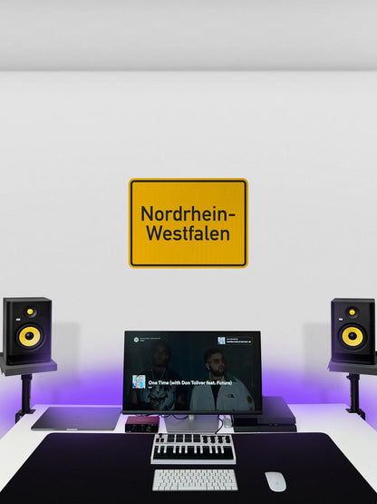 Nordrhein-Westfalen Streetsign