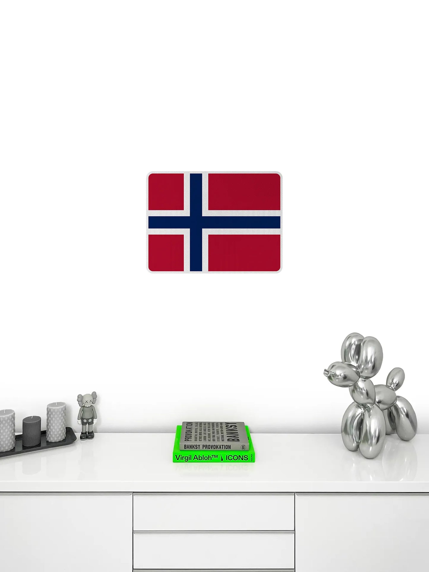 Norwegen Streetsign