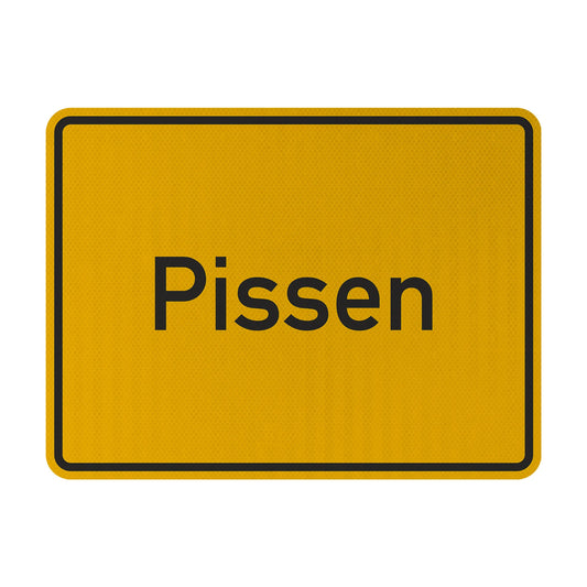 Pissen Streetsign