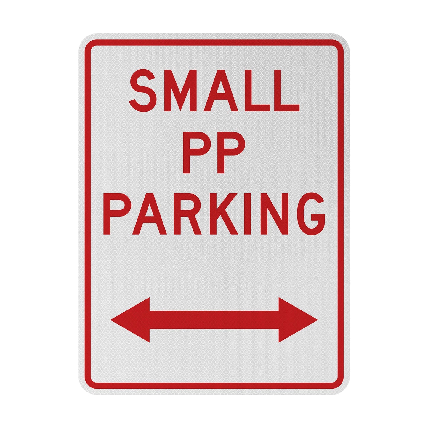 Small PP Parking Streetsign