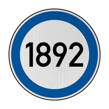 Tempolimit 1892 (BSC) Streetsign