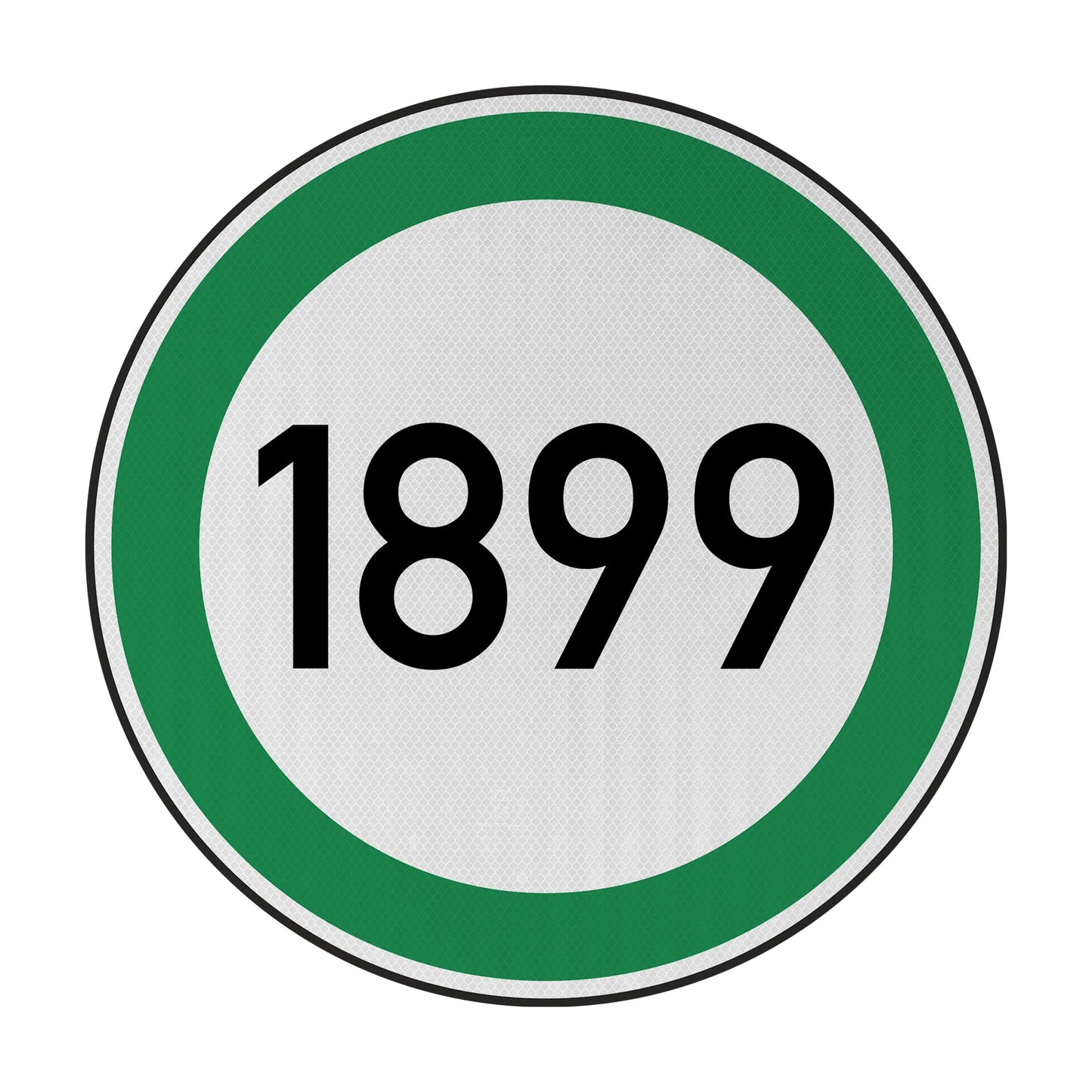 Tempolimit 1899 (BRM) Streetsign