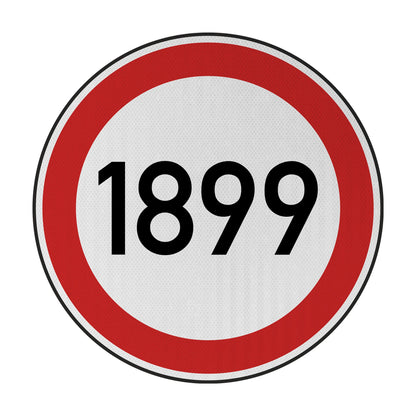 Tempolimit 1899 (Eintracht) Streetsign