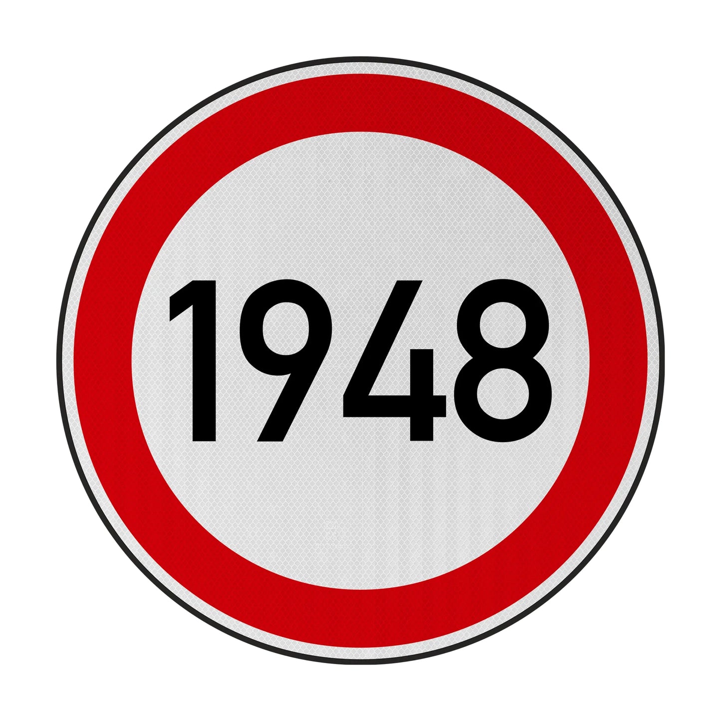 Tempolimit 1948 (1FC) Streetsign