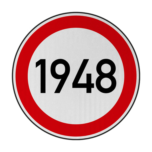 Tempolimit 1948 (1FC) Streetsign