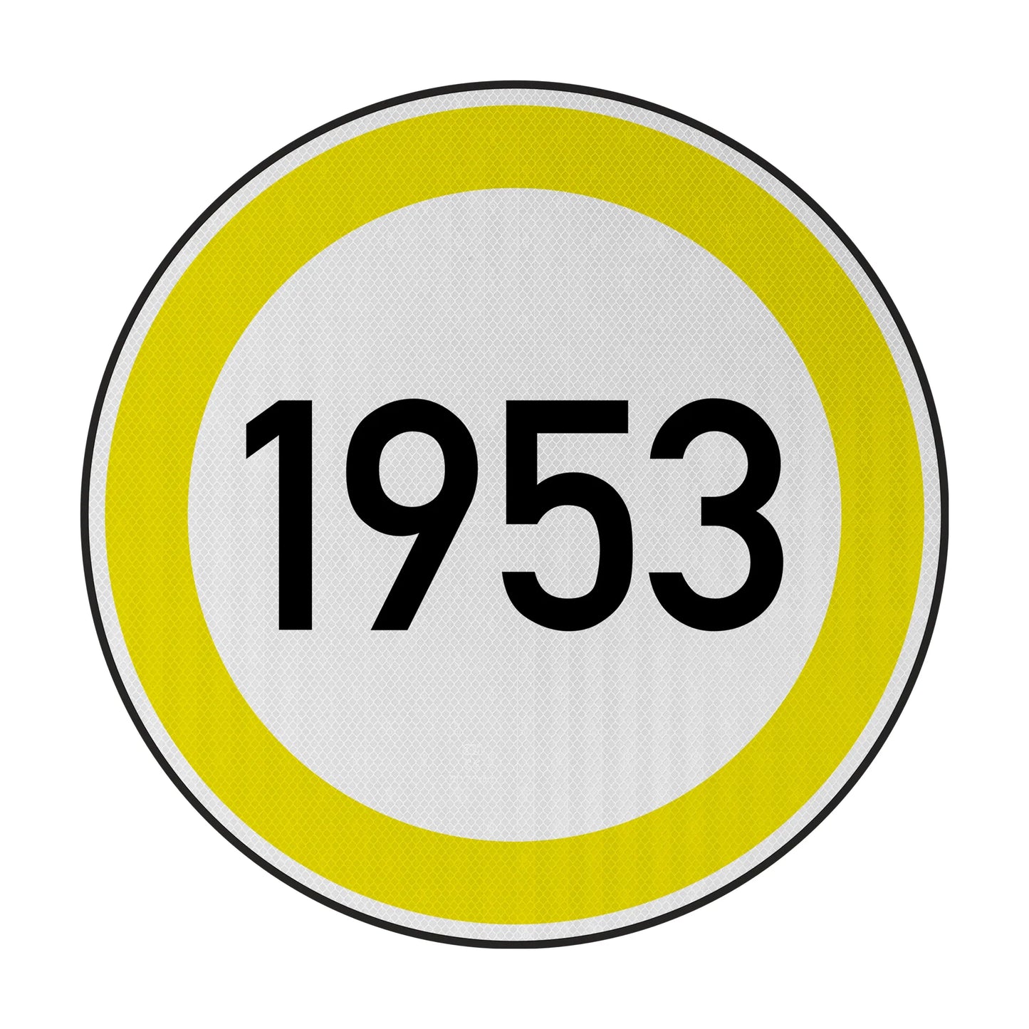 Tempolimit 1953 (DYN) Streetsign