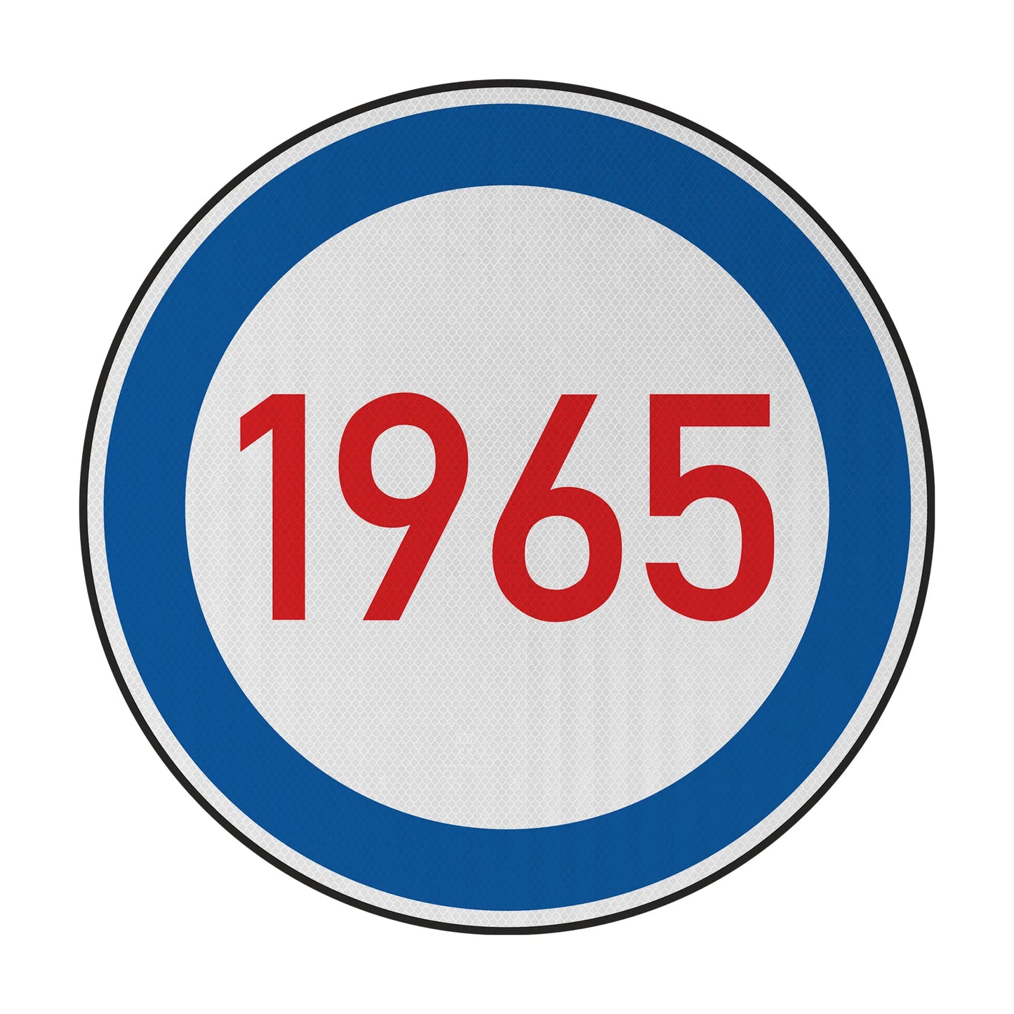 Tempolimit 1965 (HANSA) Streetsign