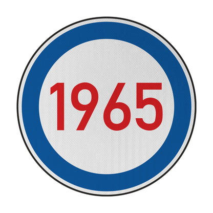 Tempolimit 1965 (HANSA) Streetsign