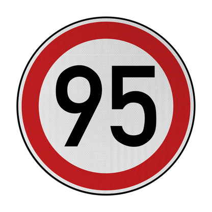 Tempolimit 95 Streetsign