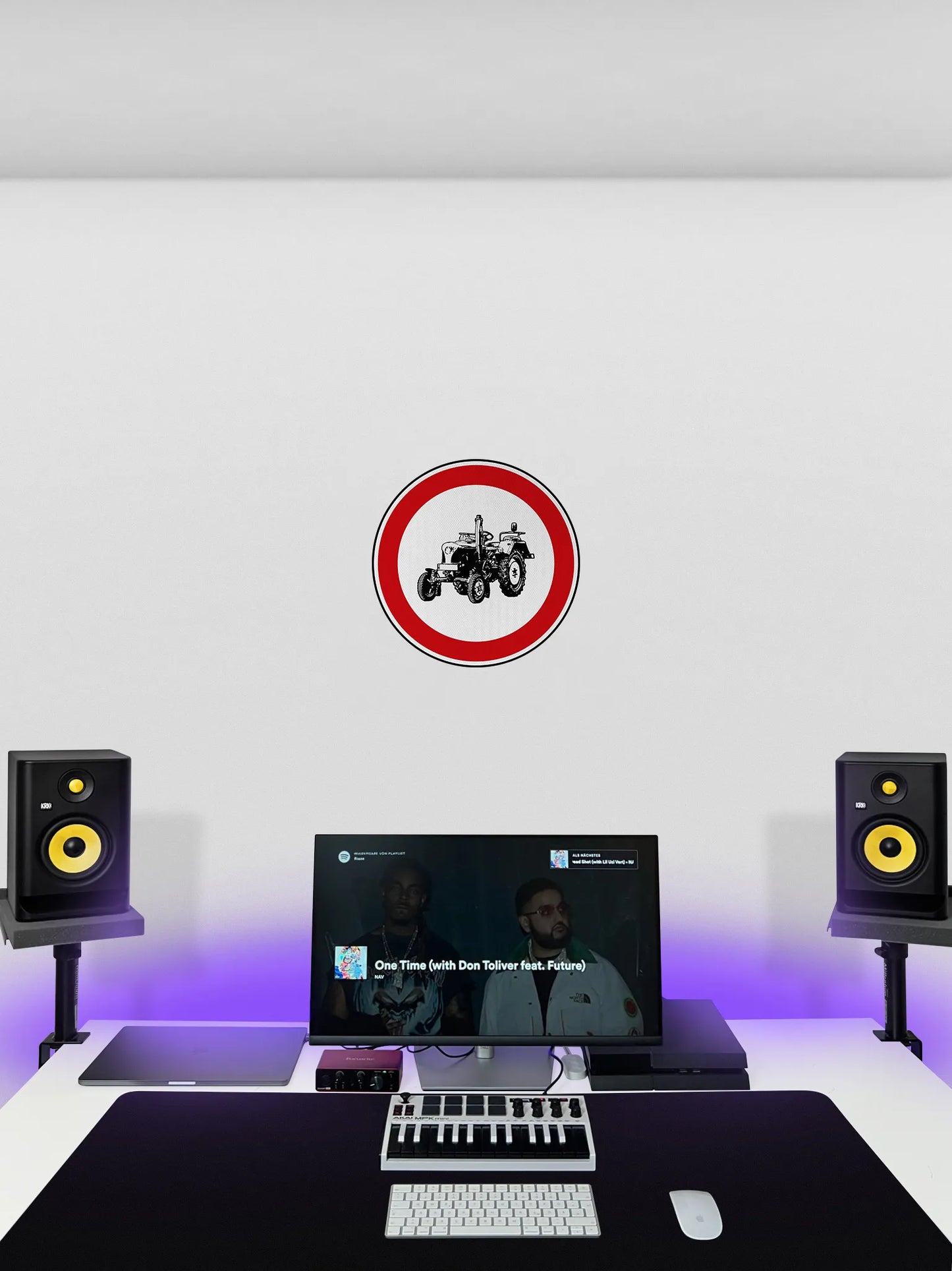 Traktor Bulldog Streetsign