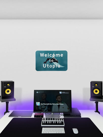 Welcome to Utopia Streetsign